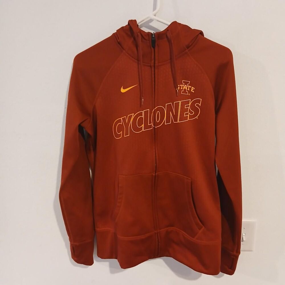 Nike Iowa State Cyclones Red and Yellow Women's Medium